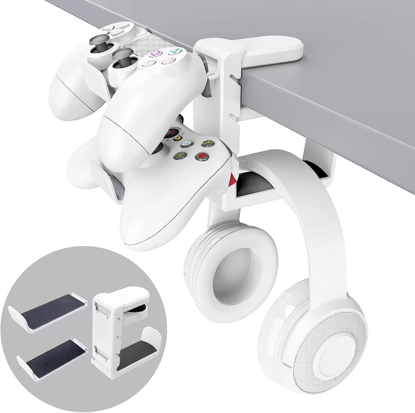 2-in-1 Headphone & Controller Hanger (Universal for PS5/PS4/Xbox)